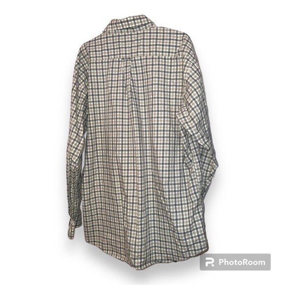 Alex Cannon all cotton XXL button down shirt, collar detail with black pattern. - Picture 4 of 4